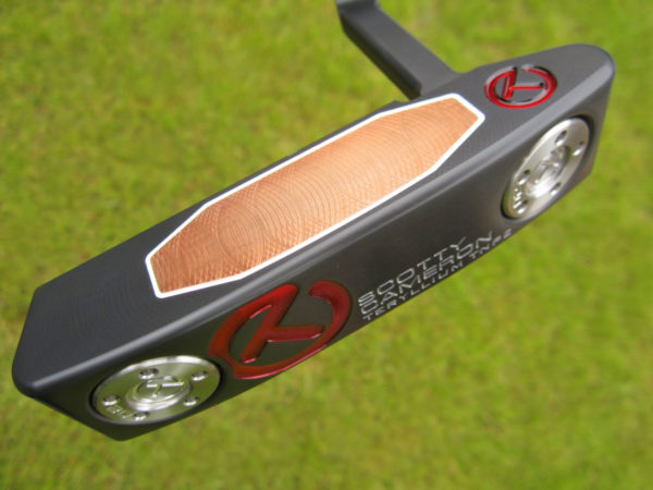 scotty cameron tour only black newport 2 t22 terylium circle t putter with top line golf club