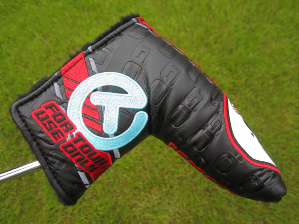 scotty cameron tour only johnny racer tiffany circle t blade putter golf club headcover