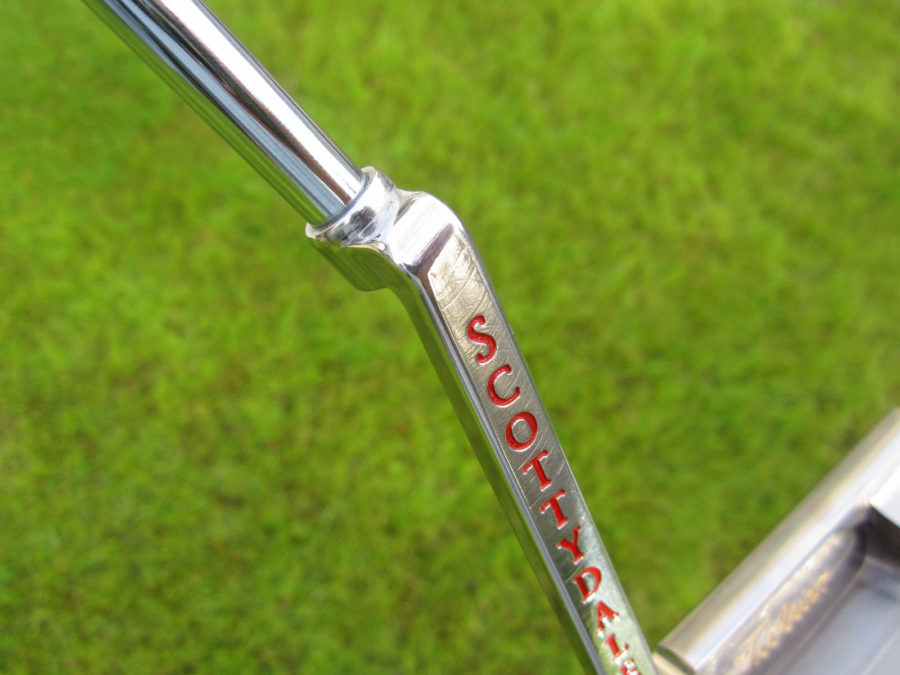 scotty cameron limited edition project x slc 1996 tour prototype short cup long neck newport putter golf club with grip in original factory plastic