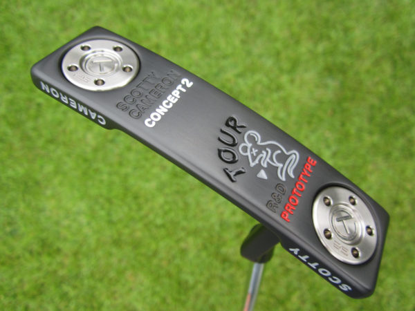 scotty cameron tour only black tour rat 2 deep milled circle t putter golf club