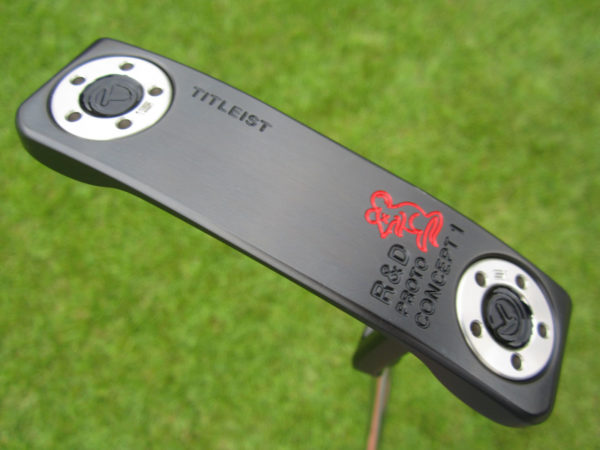 scotty cameron tour only black deep milled tour rat circle t putter golf club