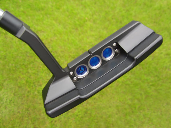 scotty cameron tour only sss black and chromatic blue concept 2 newport 2 tnp2 circle t putter golf club