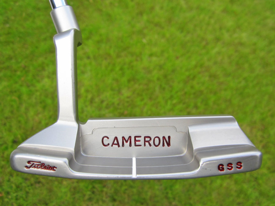 scotty cameron tour only gss cameron and co newport 2 circle t 350g putter with tungsten sole weight plugs and deep milled face golf club