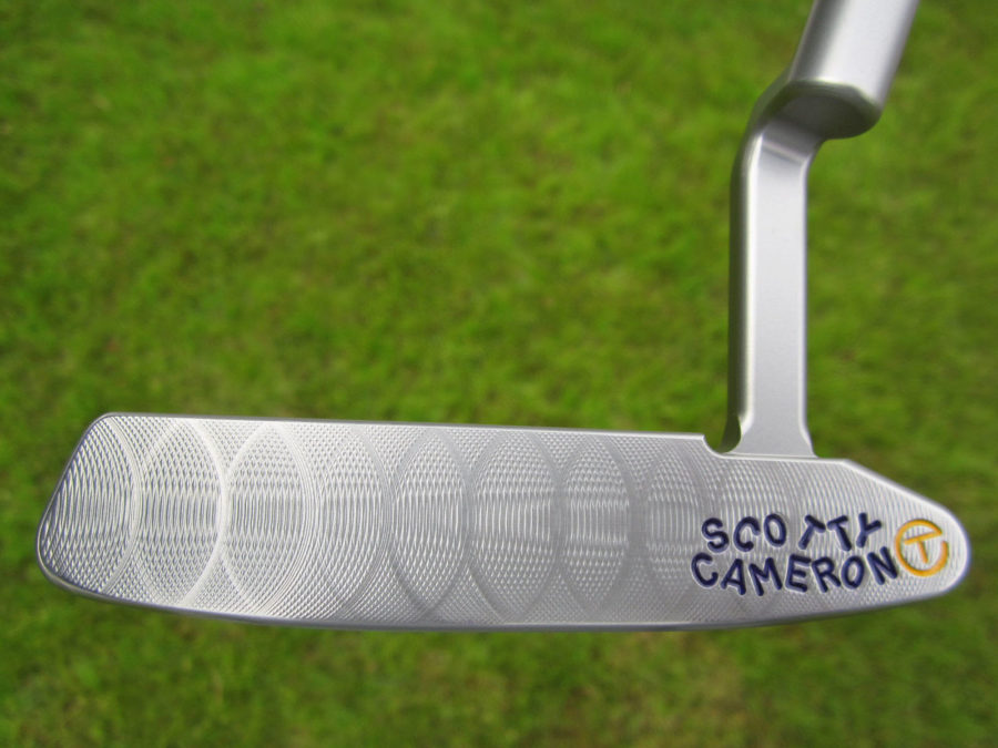 scotty cameron tour only sss t2 timeless 2 circle t 340g putter with peace surfer jackpot johnny and jester skull stamps golf club