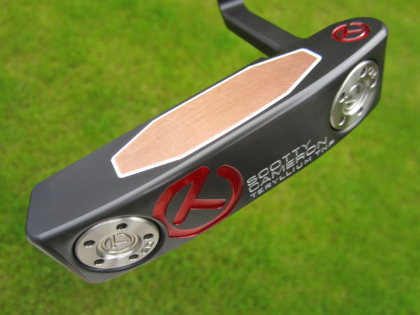 scotty cameron tour only black t22 newport terylium circle t 360g putter with top line and black circle t shaft