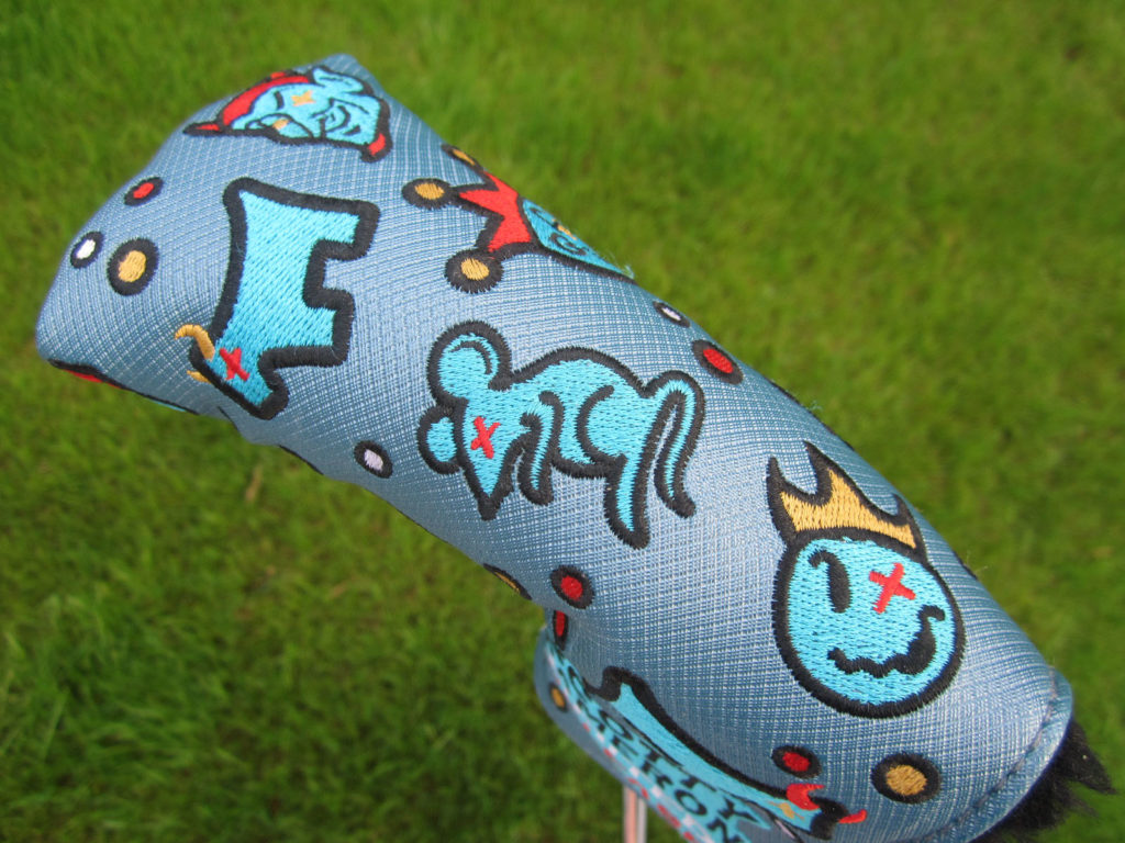 Scotty Cameron 2018 Limited Custom Shop Motley Crew – Protège-tête Mid Mallet – Bleu – Neuf