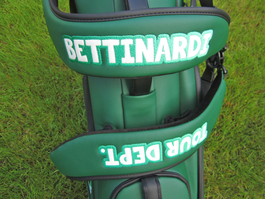 bettinardi 2022 hive release st patricks day green gangster cat vessel leather golf stand carry bag