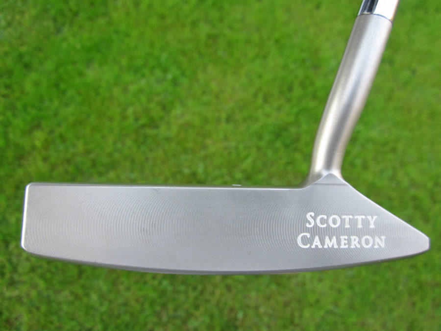 scotty cameron limited edition 1997 proto platinum coronado blade putter with nasa silver headcover putter golf club