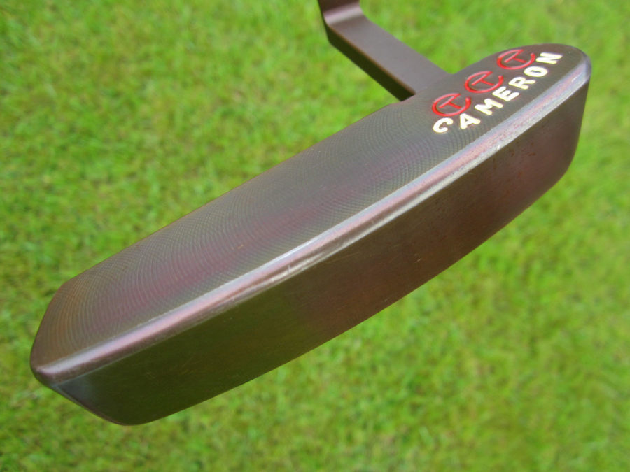 scotty cameron tour only 3x oil can newport 350g handstamped circle t putter golf club