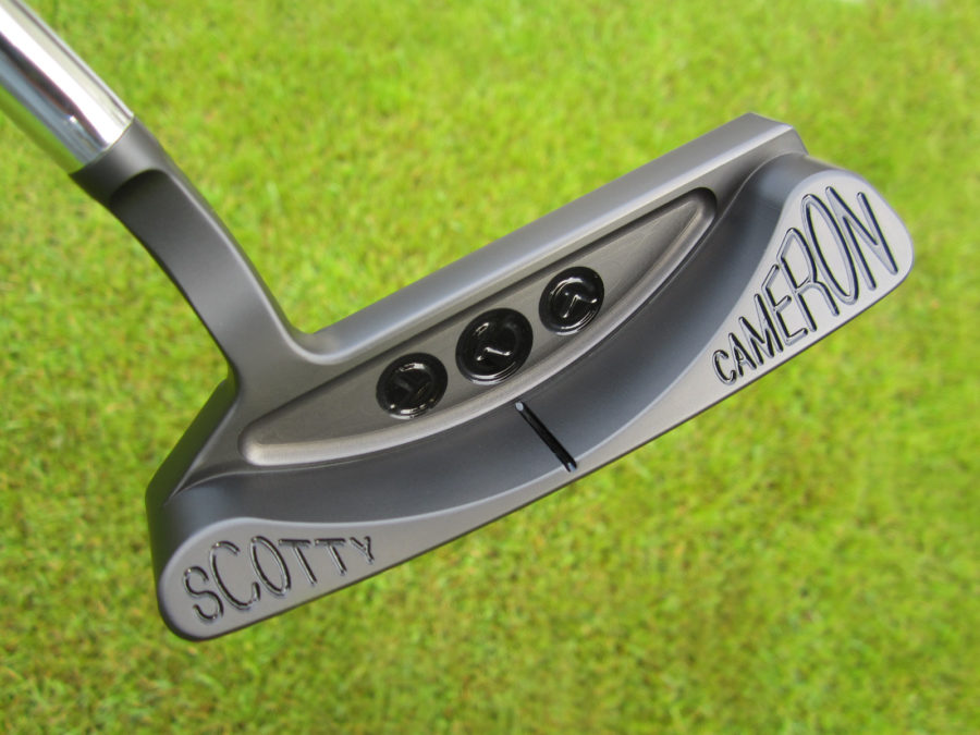 scotty cameron tour only black sss laguna one five 1.5 studio select circle t putter golf club