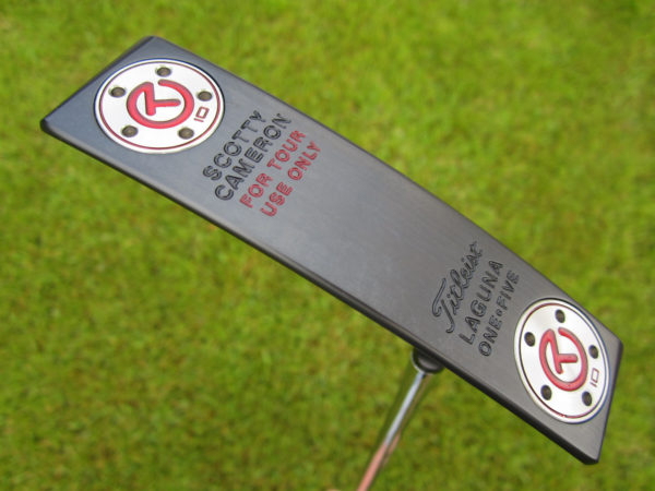 scotty cameron tour only black sss laguna one five 1.5 studio select circle t putter golf club