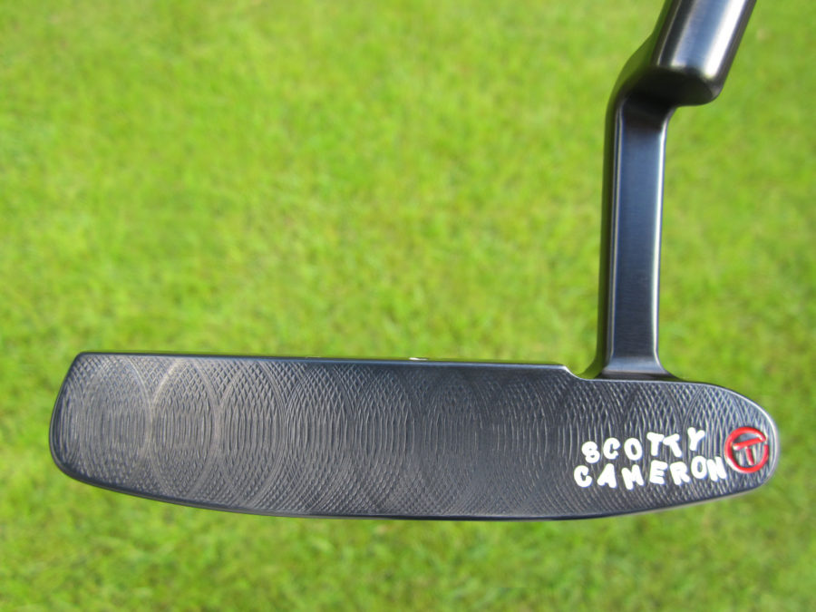 scotty cameron tour only brushed black carbon steel masterful 009m circle t 350g putter with hot head harry stamp golf club
