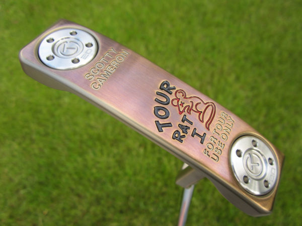 scotty cameron tour only chromatic bronze masterful tour rat circle t naked 360g putter golf club