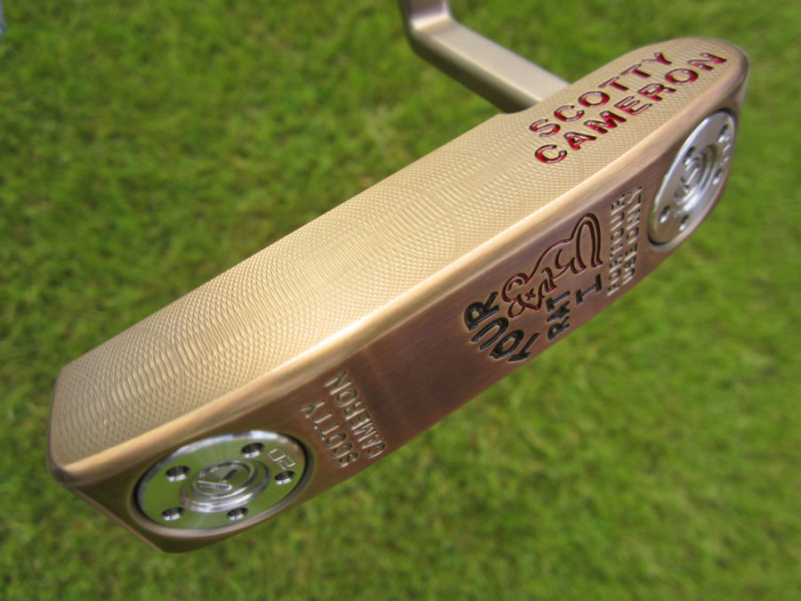 scotty cameron tour only chromatic bronze masterful tour rat circle t naked 360g putter golf club