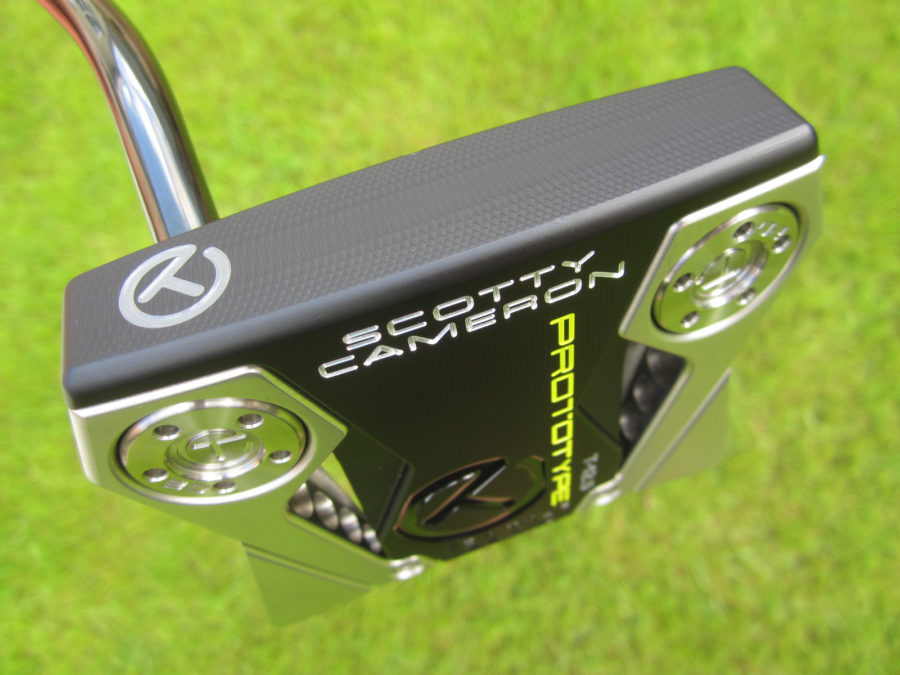 scotty cameron tour only lh left hand phantom x t12.5 circle t mallet putter with black circle t shaft putter golf club