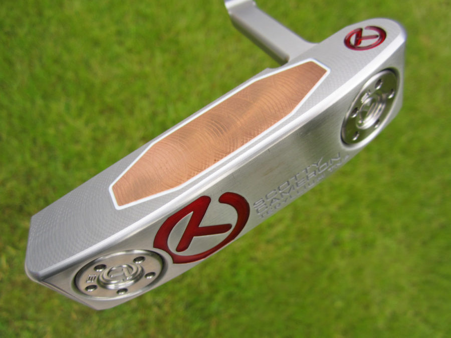 scotty cameron tour only silver sss t22 newport terylium circle t 350g putter golf club