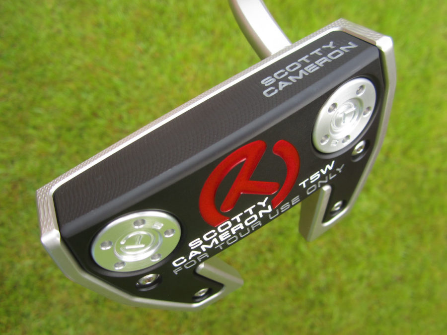 scotty cameron tour only sss futura t5w circle t 350g putter with justin thomas style 2.5 welded neck putter golf club