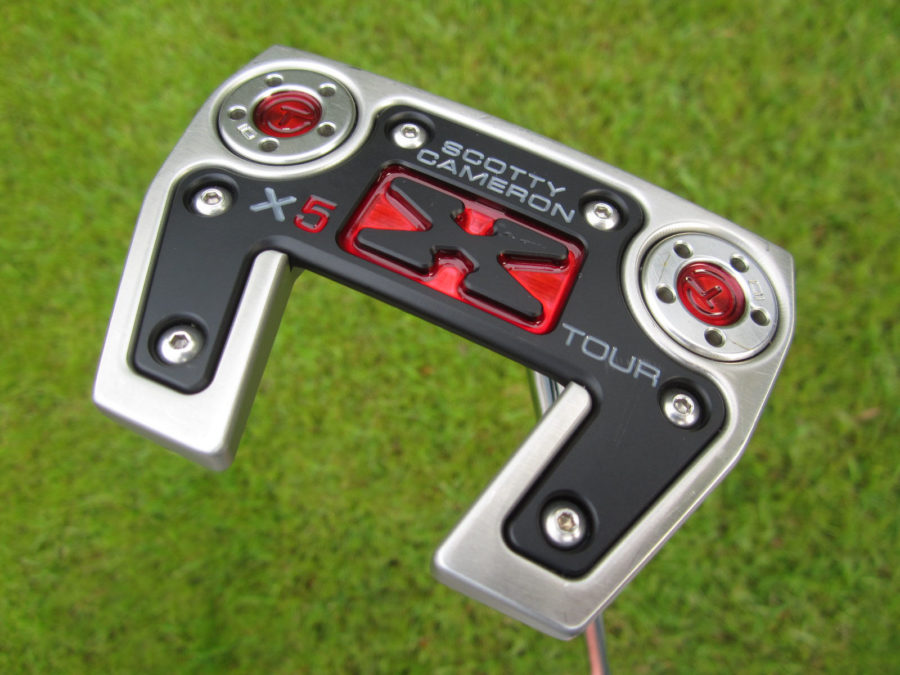 scotty cameron tour only sss futura x5 circle t justin thomas putter with welded centershaft spud neck golf club