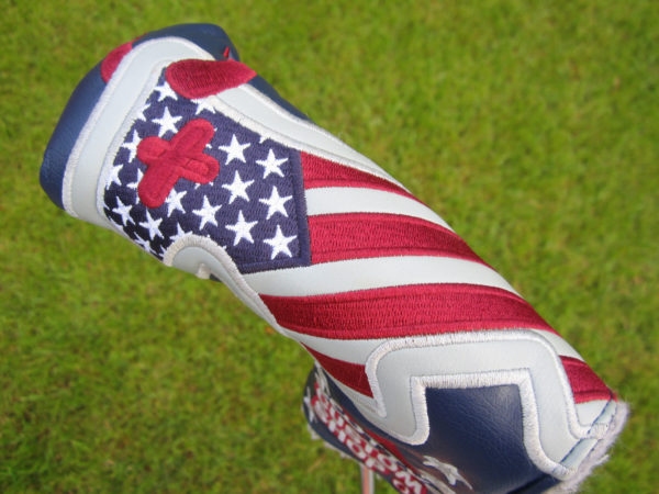 scotty cameron limited edition custom shop usa junk yard dog blade putter headcover