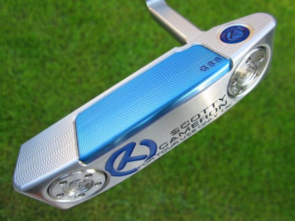 scotty cameron tour only xperimental blue gss insert tn2 newport 2 select circle t 360g putter golf club