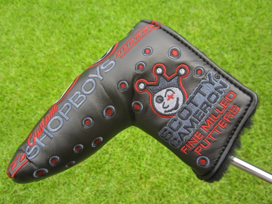 scotty cameron limited release custom shop shop boys blade putter headcover
