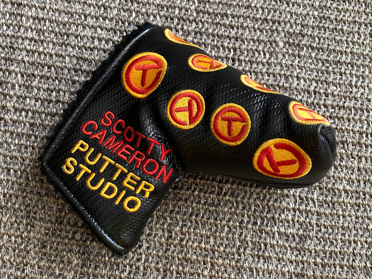 Scotty Cameron Tour Only Black Red & Yellow Dancing Circle T's Mid