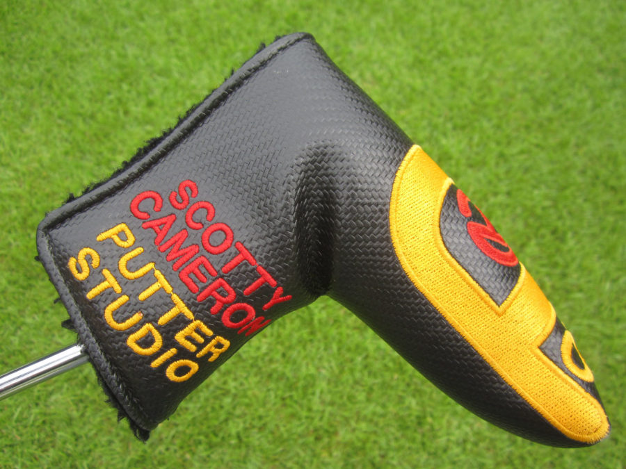 scotty cameron tour only black tour department approved circle t blade putter headcover