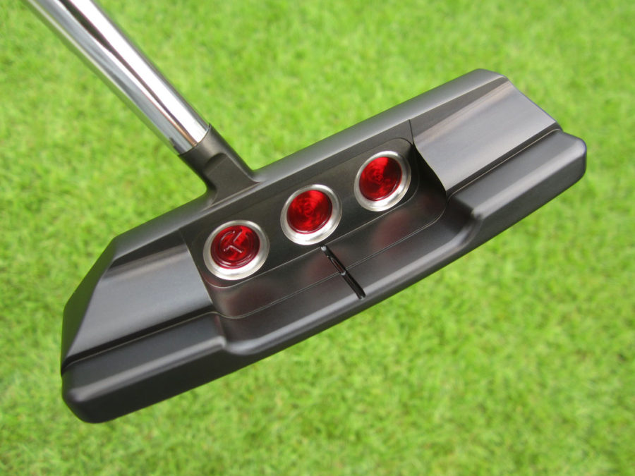 scotty cameron tour only deep milled black newport 2.6 select centershaft circle t putter golf club
