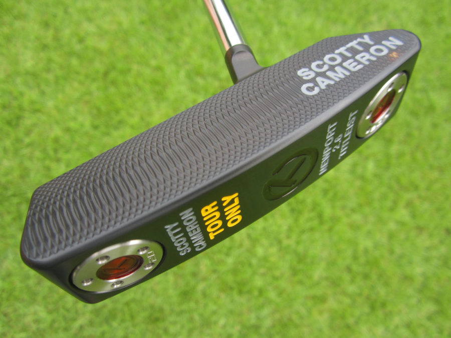 scotty cameron tour only deep milled black newport 2.6 select centershaft circle t putter golf club
