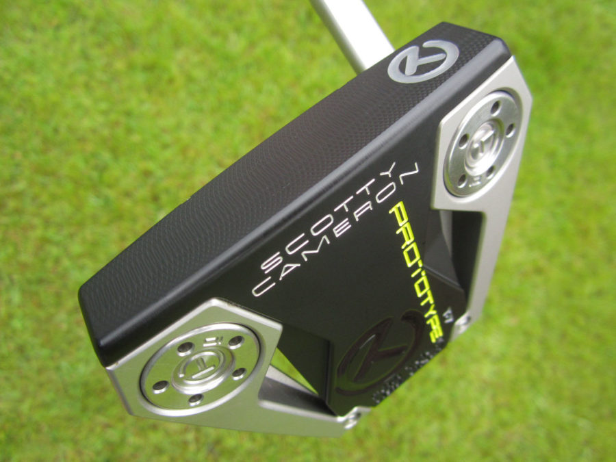 scotty cameron tour only phantom x t7.5 circle t with welded flojet short neck putter golf club
