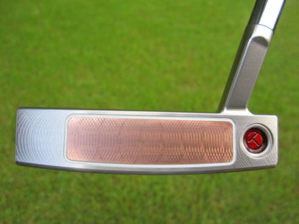 scotty cameron tour only sss terylium flowback 5.5 buttonback circle t mallet putter golf club