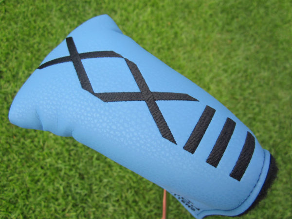 scotty cameron 2022 michael jordan grove xxiii limited release blue leather mid mallet putter headcover golf club