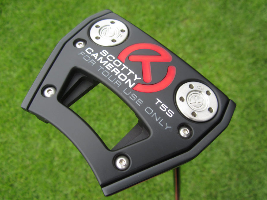scotty cameron tour only black futura t5m t5s circle t putter with black shaft golf club