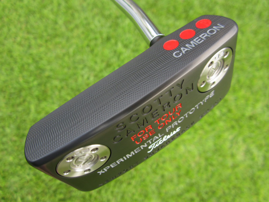 scotty cameron tour only black sss squareback special select xperimental circle t 360g putter golf club