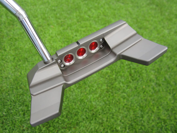 scotty cameron tour only charcoal mist concept tcx 02 newport 2 mid slant prototype circle t putter golf club