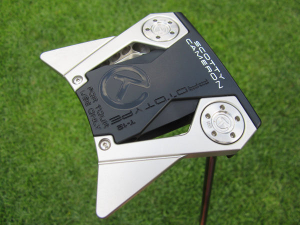 scotty cameron tour only black phantom x t12 circle t 350g putter golf club with black shaft