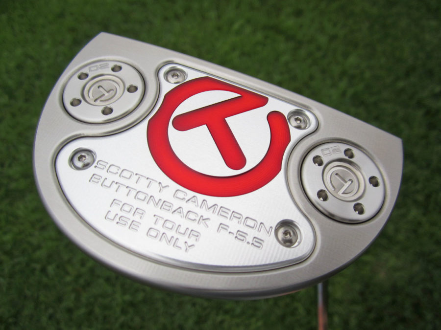 scotty cameron tour only terylium buttonback sss flowback 5.5 circle t putter golf club
