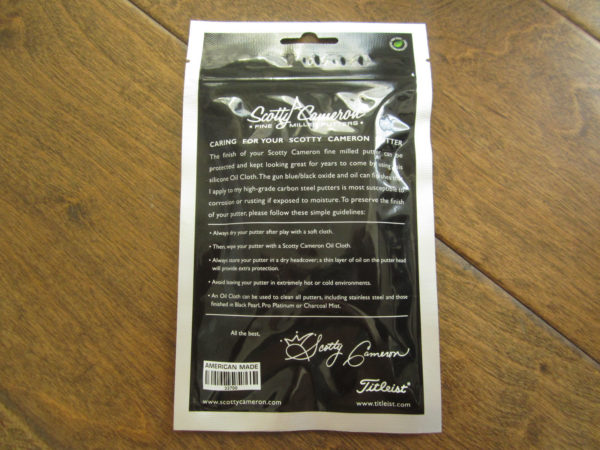 scotty cameron putter oil cloth