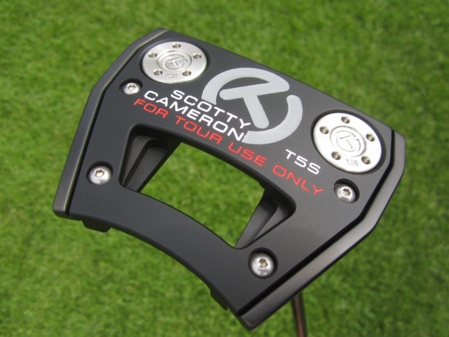 scotty cameron tour only black sss futura t5s centershaft circle t putter with black circle t shaft
