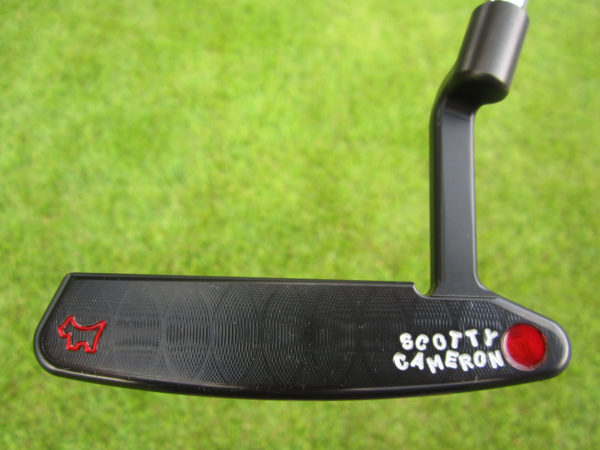 scotty cameron tour only black timeless sss newport 2 circle t 350g with jester skulls and scotty dog stamp putter golf club