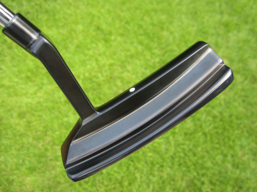 scotty cameron tour only brushed black carbon circa 62 prototype bullet sole putter with hula girl stamp golf club