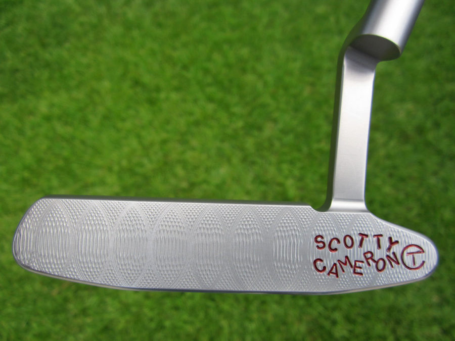 scotty cameron tour only sss newport 2 tri-sole circle t handstamped 350g putter golf club