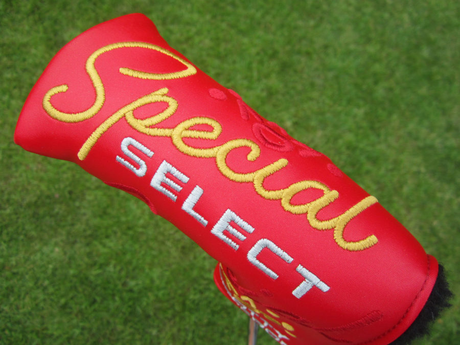 scotty cameron red special select blade putter headcover
