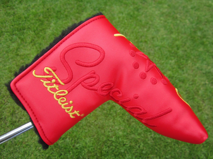 scotty cameron red special select blade putter headcover