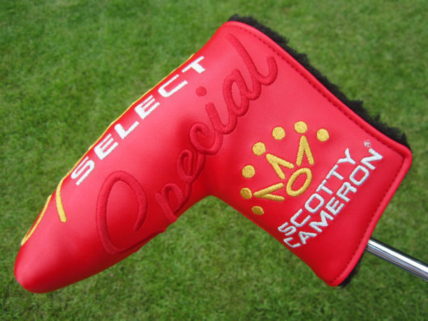 scotty cameron red special select blade putter headcover