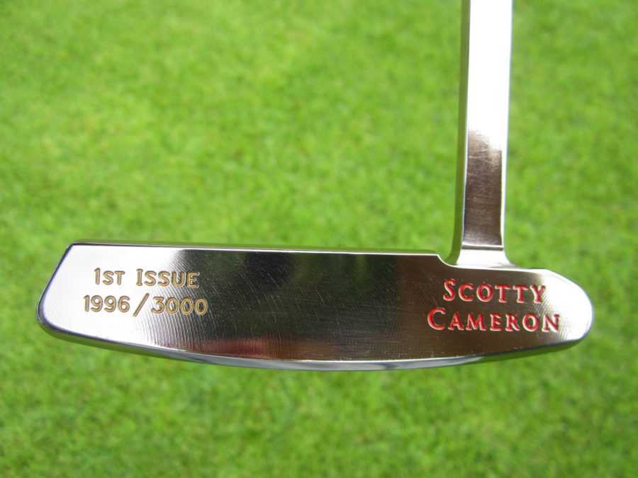 scotty cameron limited edition 1996 tour prototype x-slc newport long neck with short cup hosel design putter golf club