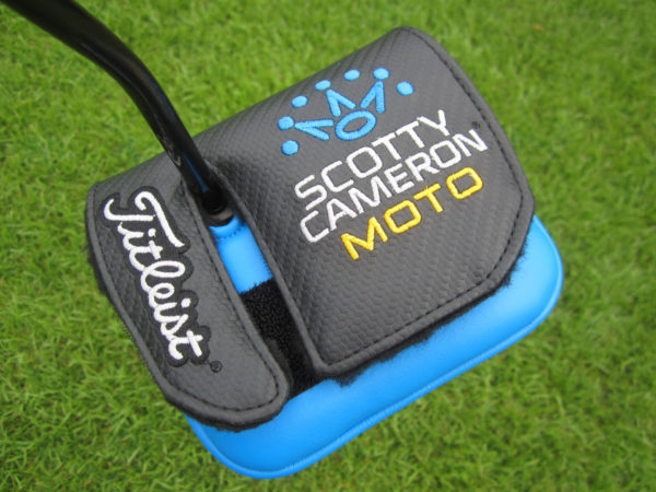 scotty cameron moto monday futura 6m black and blue putter with black shaft