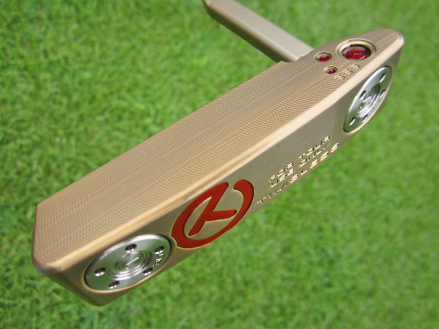 scotty cameron tour only chromatic bronze timeless tourtype special select circle t with welded mid length plumber neck putter golf club