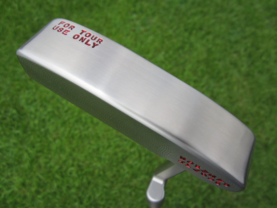 scotty cameron tour only lh left hand gss masterful 009m circle t 350g putter with jordan spieth style top line and scotty dog and peace sign stamps putter golf club
