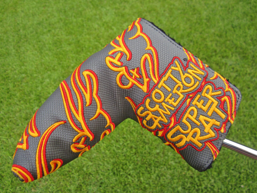 scotty cameron tour only masterful super rat circle t blade putter headcover